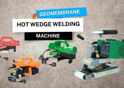 Geomembrane Hot Wedge Welder Welding Machine for Environmental Protection