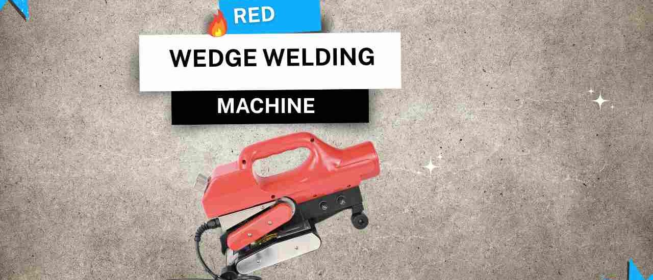 Red Wedge Welding Machine for Superior Geomembrane Installation