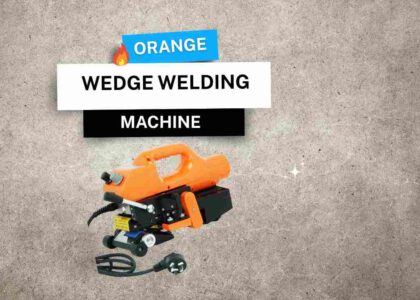 Orange Wedge Welding Machine for Professional Geomembrane Projects