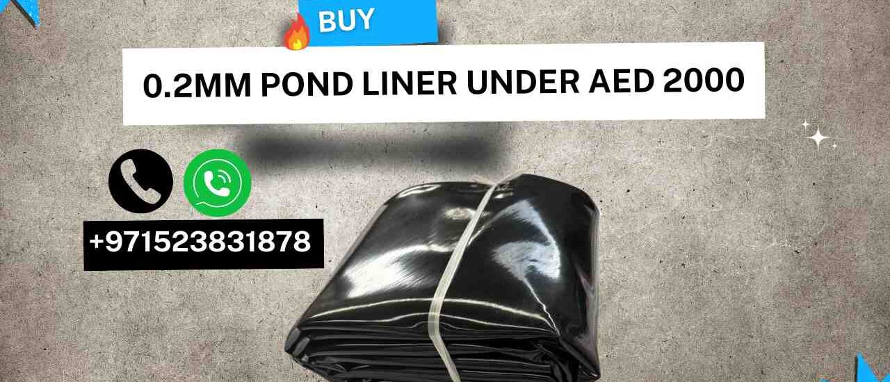 0.2mm Pond Liner Under AED 2000