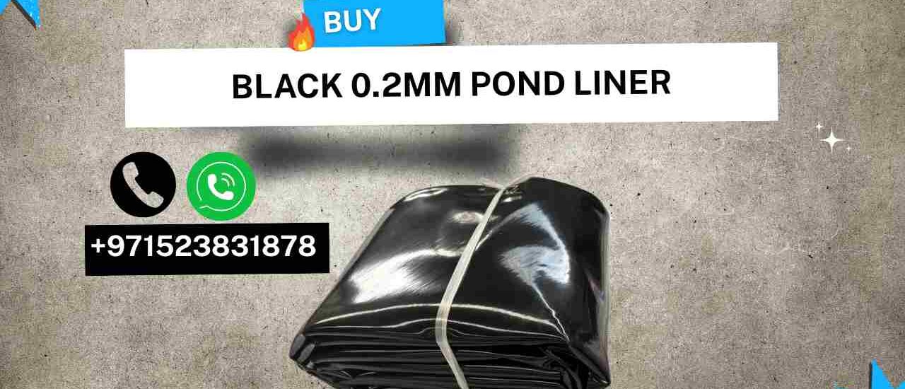 Black 0.2mm Pond Liner