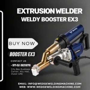 Weldy EX3 extrusion welding machine 3000W with 3.4 kg per hour output