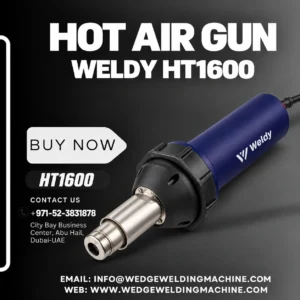 Weldy HT1600 hot air gun 1600W with ceramic heating element for plastic welding