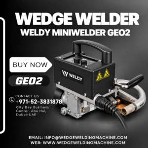 Weldy Miniwelder GEO2 lightweight hot-wedge welding machine 3.9 kg for thin geomembranes